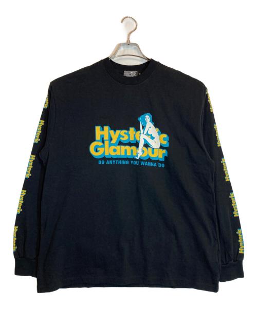 Hysteric Glamour（ヒステリックグラマー）Hysteric Glamour (ヒステリックグラマー) DO ANYTHING Tシャツ ブラック サイズ:XLの古着・服飾アイテム