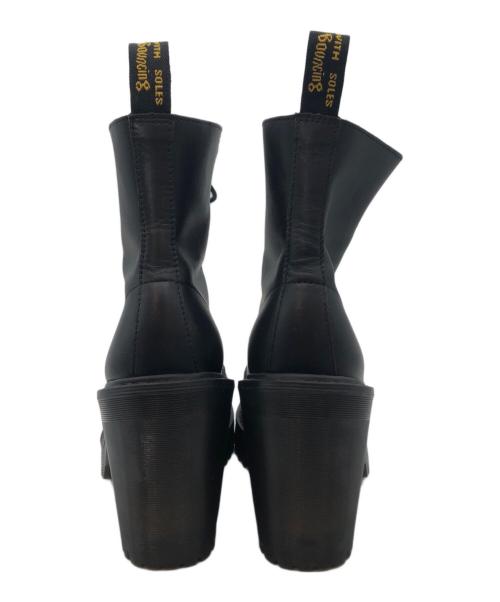 Dr.Martens（ドクターマーチン）Dr.Martens (ドクターマーチン) レースアップ 10ホールヒールブーツ ブラック サイズ:US7の古着・服飾アイテム