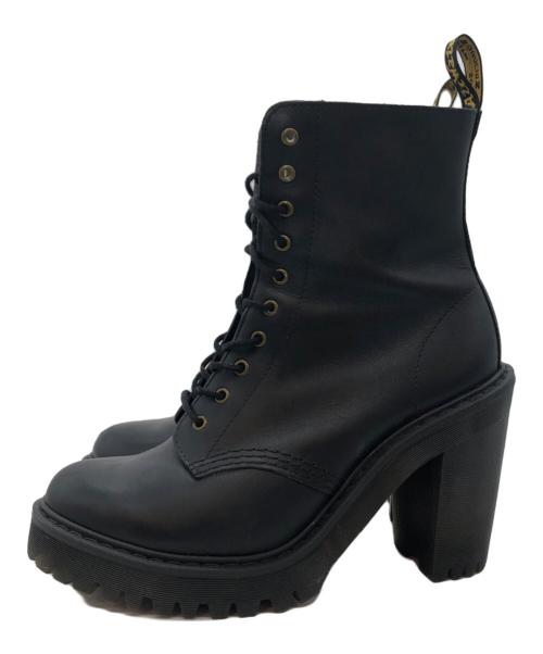 Dr.Martens（ドクターマーチン）Dr.Martens (ドクターマーチン) レースアップ 10ホールヒールブーツ ブラック サイズ:US7の古着・服飾アイテム