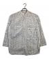 OUTIL（ウティ）の古着「総柄ノーカラーシャツ」｜ホワイト