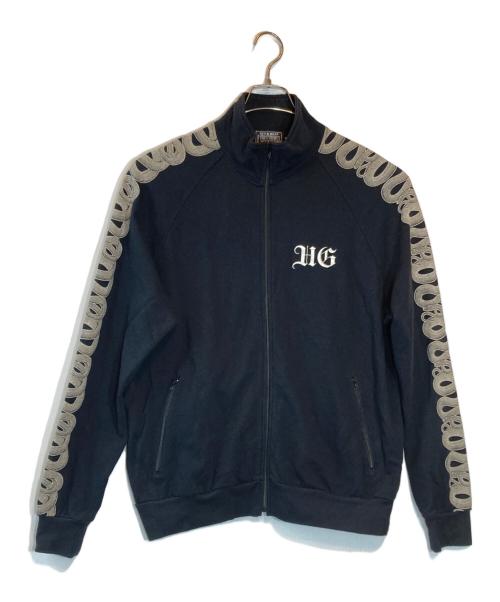 Hysteric Glamour（ヒステリックグラマー）Hysteric Glamour (ヒステリックグラマー) スネーク ループ ロゴ刺繍 ジャケット ブラック サイズ:SIZE XLの古着・服飾アイテム