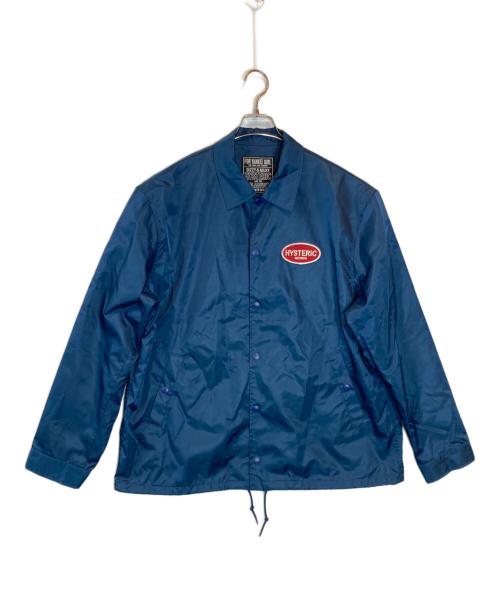 Hysteric Glamour（ヒステリックグラマー）Hysteric Glamour (ヒステリックグラマー) HYSTERIC RECORDS コーチジャケット ブルー サイズ:SIZE XLの古着・服飾アイテム