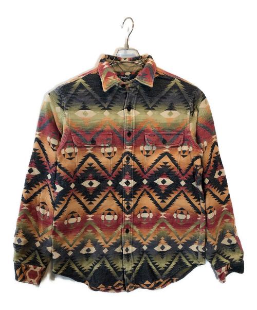 POLO RALPH LAUREN（ポロ・ラルフローレン）POLO RALPH LAUREN (ポロ・ラルフローレン) ネイティブ柄ネルシャツ マルチカラー サイズ:Mの古着・服飾アイテム