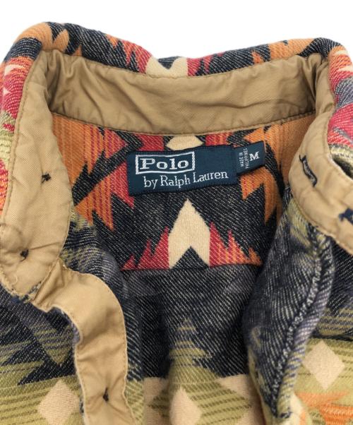 POLO RALPH LAUREN（ポロ・ラルフローレン）POLO RALPH LAUREN (ポロ・ラルフローレン) ネイティブ柄ネルシャツ マルチカラー サイズ:Mの古着・服飾アイテム