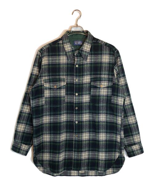 PENDLETON（ペンドルトン）PENDLETON (ペンドルトン) ウールフランネルシャツ グリーン サイズ:17の古着・服飾アイテム
