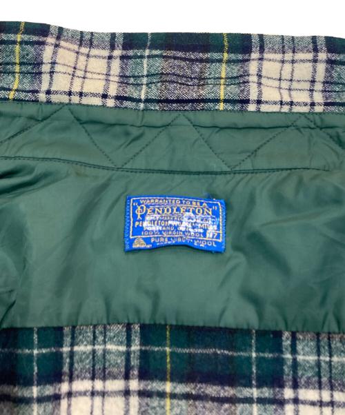 PENDLETON（ペンドルトン）PENDLETON (ペンドルトン) ウールフランネルシャツ グリーン サイズ:17の古着・服飾アイテム