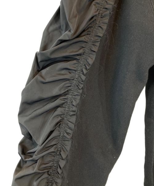 DIESEL（ディーゼル）DIESEL (ディーゼル) デザイン切替パーカー ブラック サイズ:XSの古着・服飾アイテム