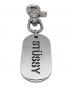 stussy（ステューシー）の古着「Metal Tag Keychain」｜シルバー