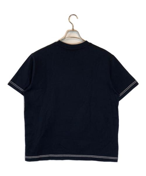 LACOSTE（ラコステ）LACOSTE (ラコステ) ハンドステッチ風フレンチグラフィックTシャツ ネイビー サイズ:SIZE 5の古着・服飾アイテム