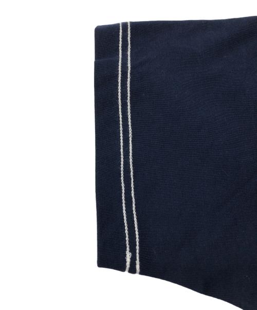 LACOSTE（ラコステ）LACOSTE (ラコステ) ハンドステッチ風フレンチグラフィックTシャツ ネイビー サイズ:SIZE 5の古着・服飾アイテム