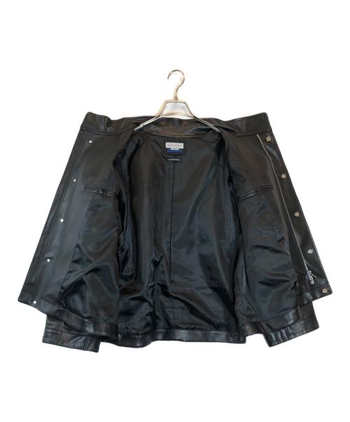 MAISON SPECIAL（メゾンスペシャル）MAISON SPECIAL (メゾンスペシャル) フェイクレザージャケット ブラック サイズ:SIZE 00の古着・服飾アイテム