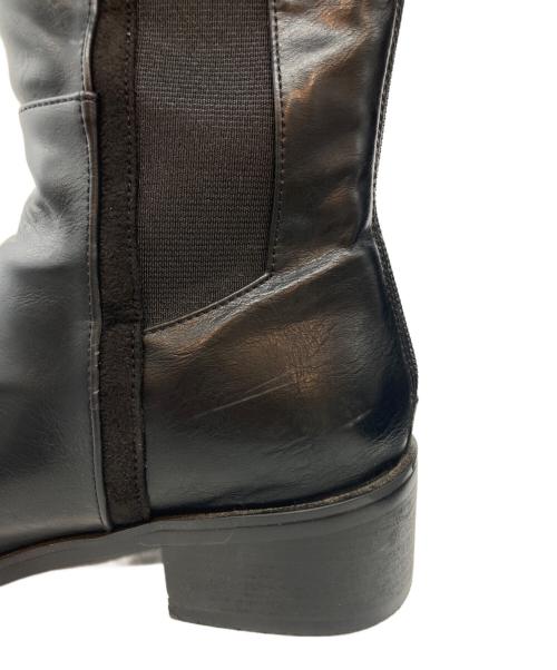 HIAND（ハイアンド）HIAND (ハイアンド) ロングブーツ ブラック サイズ:240の古着・服飾アイテム