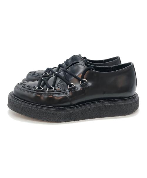 uniform experiment（ユニフォームエクスペリメント）uniform experiment (ユニフォームエクスペリメント) GEORGE COX (ジョージコックス) HATTON MODIFIED ブラック サイズ:SIZE 7の古着・服飾アイテム