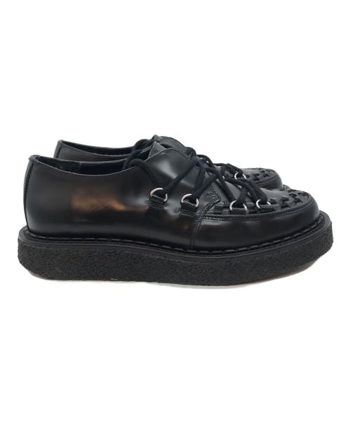 uniform experiment（ユニフォームエクスペリメント）uniform experiment (ユニフォームエクスペリメント) GEORGE COX (ジョージコックス) HATTON MODIFIED ブラック サイズ:SIZE 7の古着・服飾アイテム