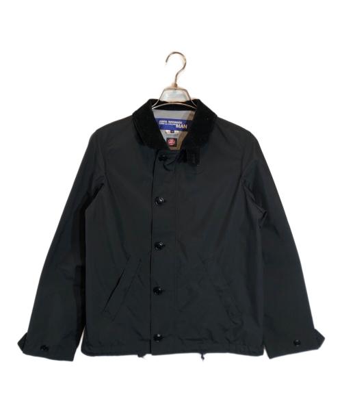 JUNYA WATANABE COMME des GARCONS（(ジュンヤワタナベ コムデギャルソン）JUNYA WATANABE COMME des GARCONS ((ジュンヤワタナベ コムデギャルソン) 襟切替ナイロンジャケット ブラック サイズ:XSの古着・服飾アイテム
