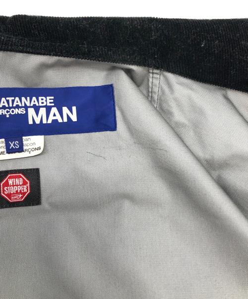 JUNYA WATANABE COMME des GARCONS（(ジュンヤワタナベ コムデギャルソン）JUNYA WATANABE COMME des GARCONS ((ジュンヤワタナベ コムデギャルソン) 襟切替ナイロンジャケット ブラック サイズ:XSの古着・服飾アイテム
