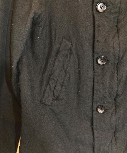 COMME des GARCONS HOMME（コムデギャルソン オム）COMME des GARCONS HOMME (コムデギャルソン オム) ウール縮絨ブルゾン ブラック サイズ:XSの古着・服飾アイテム