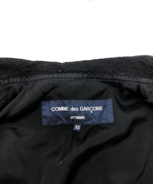 COMME des GARCONS HOMME（コムデギャルソン オム）COMME des GARCONS HOMME (コムデギャルソン オム) ウール縮絨ブルゾン ブラック サイズ:XSの古着・服飾アイテム