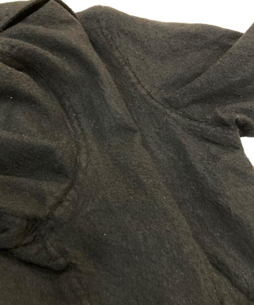 COMME des GARCONS HOMME（コムデギャルソン オム）COMME des GARCONS HOMME (コムデギャルソン オム) ウール縮絨ブルゾン ブラック サイズ:XSの古着・服飾アイテム