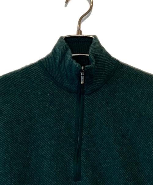 LORO PIANA（ロロピアーナ）LORO PIANA (ロロピアーナ) カシミヤハーフジップニット グリーン サイズ:48の古着・服飾アイテム