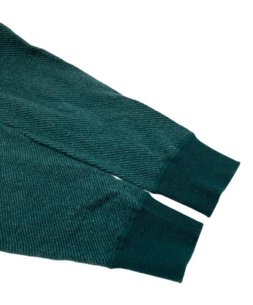 LORO PIANA（ロロピアーナ）LORO PIANA (ロロピアーナ) カシミヤハーフジップニット グリーン サイズ:48の古着・服飾アイテム