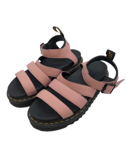 Dr.Martens（ドクターマーチン）Dr.Martens (ドクターマーチン) サンダル ブラック×ピンク サイズ:UK6の古着・服飾アイテム