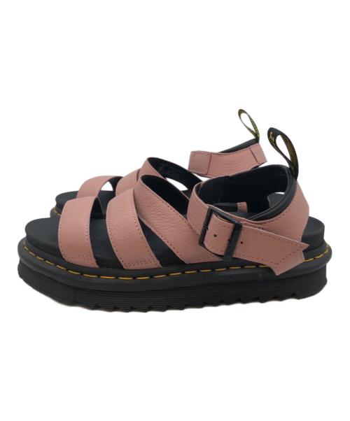 Dr.Martens（ドクターマーチン）Dr.Martens (ドクターマーチン) サンダル ブラック×ピンク サイズ:UK6の古着・服飾アイテム