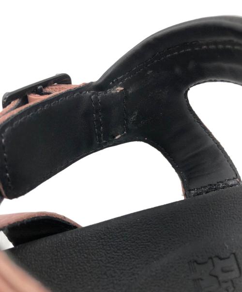 Dr.Martens（ドクターマーチン）Dr.Martens (ドクターマーチン) サンダル ブラック×ピンク サイズ:UK6の古着・服飾アイテム