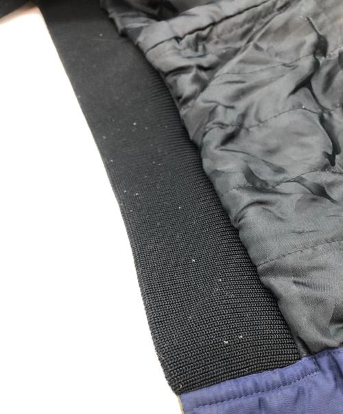 DIESEL（ディーゼル）DIESEL (ディーゼル) カラーブロックMA-1ジャケット ネイビー サイズ:XLの古着・服飾アイテム