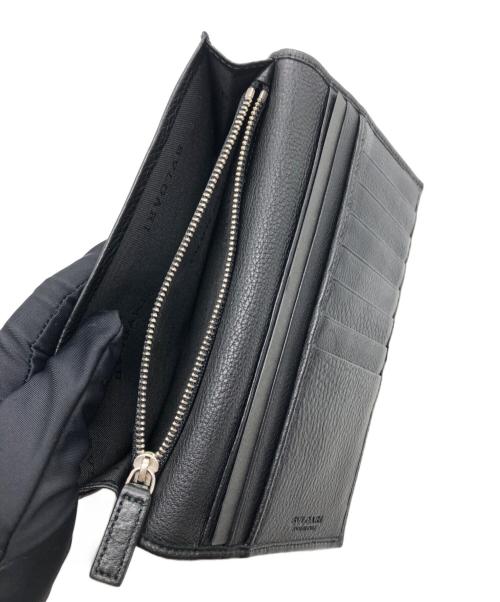 BVLGARI（ブルガリ）BVLGARI (ブルガリ) URBAN 長財布 ブラックの古着・服飾アイテム