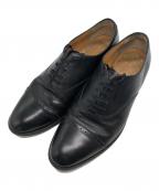 CHEANEY LLOYD FOOTWEARチーニーロイド）の古着「パンチドキャップトゥシューズ」｜ブラック