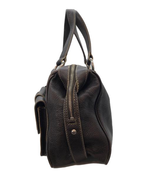 MARC JACOBS（マークジェイコブズ）MARC JACOBS (マークジェイコブズ) ミニボストンバッグ ブラウンの古着・服飾アイテム