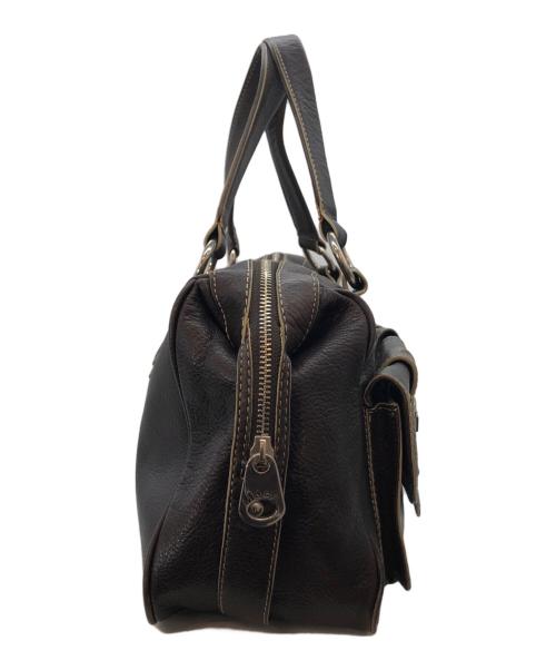 MARC JACOBS（マークジェイコブズ）MARC JACOBS (マークジェイコブズ) ミニボストンバッグ ブラウンの古着・服飾アイテム