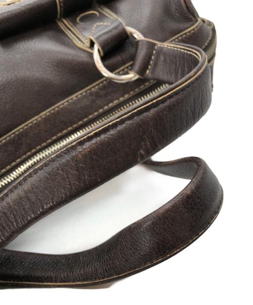 MARC JACOBS（マークジェイコブズ）MARC JACOBS (マークジェイコブズ) ミニボストンバッグ ブラウンの古着・服飾アイテム