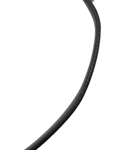 DOLCE & GABBANA（ドルチェ＆ガッバーナ）DOLCE & GABBANA (ドルチェ＆ガッバーナ) レザーハラコショルダーバッグ ブラウン×イエローの古着・服飾アイテム