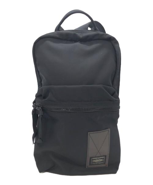 PORTER（ポーター）PORTER (ポーター) レイズスリングショルダーバッグ ブラックの古着・服飾アイテム