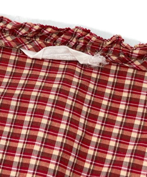 PINK HOUSE（ピンクハウス）PINK HOUSE (ピンクハウス) チェック柄ワンピース レッド サイズ:下記参照の古着・服飾アイテム