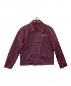 STARRY GATEスタリーゲート）の古着「ジップアップジャケット」｜ボルドー