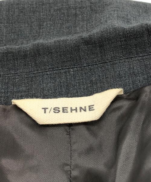 T/SEHNE（ティー セーヌ）T/SEHNE (ティー セーヌ) テーラードジャケット グレー サイズ:46の古着・服飾アイテム