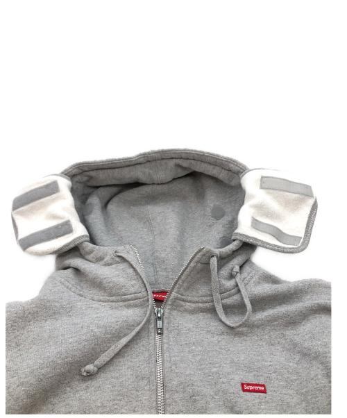 SUPREME（シュプリーム）SUPREME (シュプリーム) smallbox zip up hoodedsweatshirt グレー サイズ:Mediumの古着・服飾アイテム