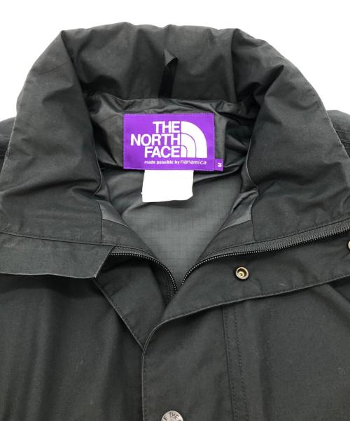 THE NORTHFACE PURPLELABEL（ザ・ノースフェイス パープルレーベル）THE NORTHFACE PURPLELABEL (ザ・ノースフェイス パープルレーベル) HYVENT STAND COLLAR COAT ブラック サイズ:SIZE Mの古着・服飾アイテム