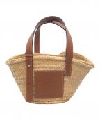 LOEWEロエベ）の古着「バスケットバッグ スモール」｜ベージュ×ブラック