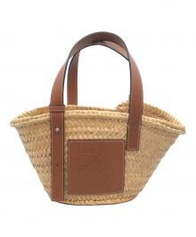 LOEWE（ロエベ）の古着「バスケットバッグ スモール」｜ベージュ×ブラック