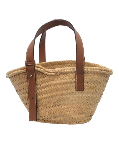 LOEWE（ロエベ）LOEWE (ロエベ) バスケットバッグ スモール ベージュ×ブラックの古着・服飾アイテム