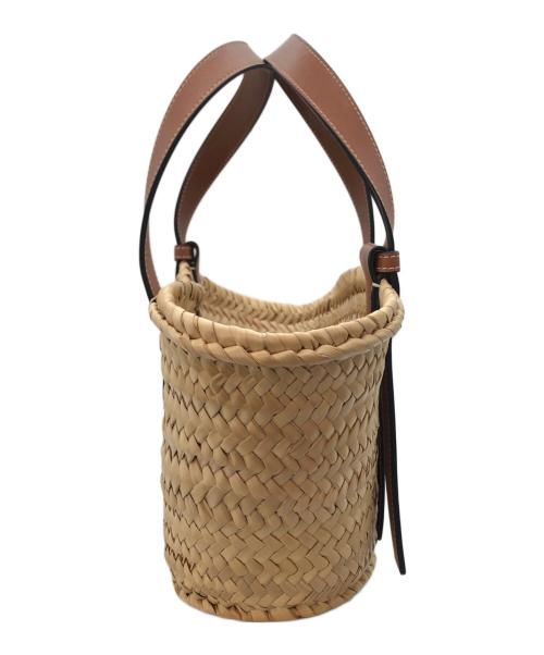 LOEWE（ロエベ）LOEWE (ロエベ) バスケットバッグ スモール ベージュ×ブラックの古着・服飾アイテム