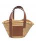 LOEWE（ロエベ）の古着「バスケットバッグ スモール」｜ベージュ×ブラック