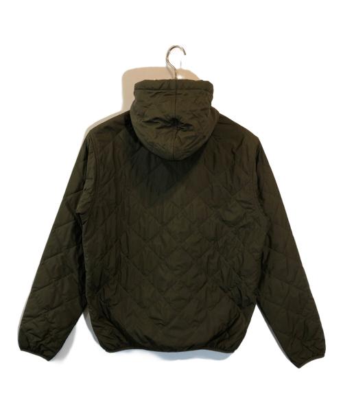 Patagonia（パタゴニア）Patagonia (パタゴニア) Diamond Quilted Bomber Hoody（ダイアモンド キルテッド ボマー フーディ） カーキ サイズ:Mの古着・服飾アイテム