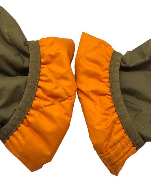 Patagonia（パタゴニア）Patagonia (パタゴニア) Diamond Quilted Bomber Hoody（ダイアモンド キルテッド ボマー フーディ） カーキ サイズ:Mの古着・服飾アイテム