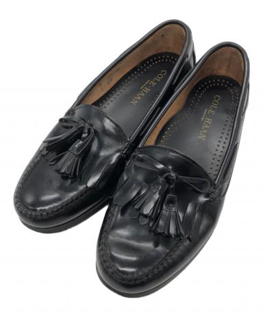 80S 90S USA COLE HAAN タッセルローファー 黒 コールハーン 中古・古着通販】COLE HAAN (コールハーン) タッセルローファー