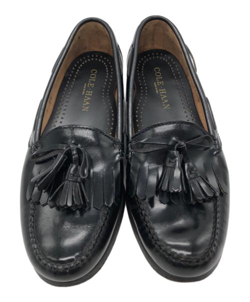 COLE HAAN（コールハーン）COLE HAAN (コールハーン) タッセルローファー ブラック サイズ:8.5Eの古着・服飾アイテム
